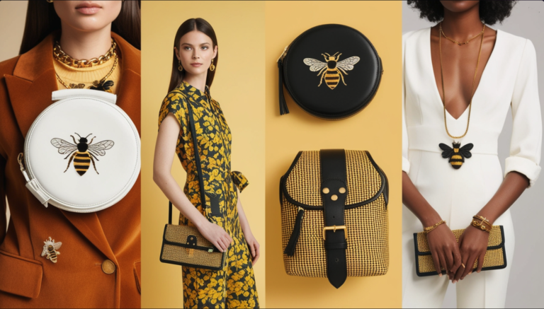 Modern Fashion Designs Featuring Bee Imagery
