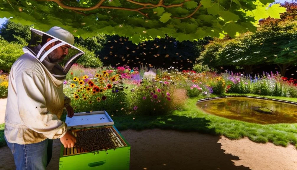 beekeeping in the heat