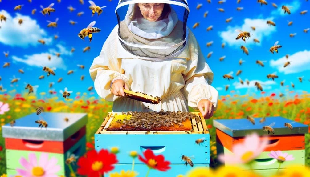 cool and protected beekeeping