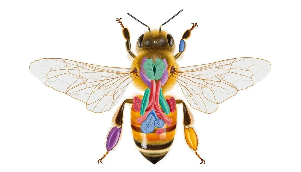 internal anatomy of honeybee