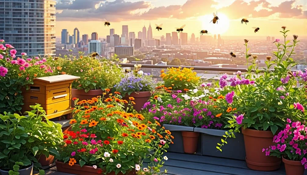 urban beekeeping container gardening